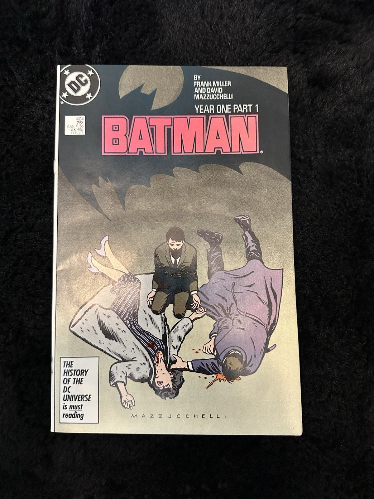 BATMAN #404  Batman Year One, pt. 1 • Frank Miller • 1st modern Catwoman
