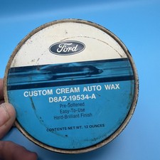 Scarce Ford Auto Wax Gas Oil Advertising Can