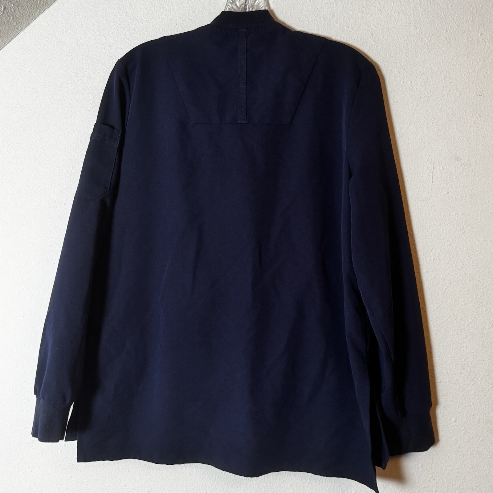 FIGS Technical Collection Zip Up Jacket Navy Blue… - image 5