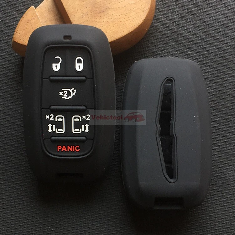 Funda Silicona Llavero Control Remoto Inteligente 6 Botones Ajuste Chrysler Pacifica Voyager Foto 4 de 4