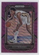 2023-24 Panini Prizm Draft Picks Purple Wave Prizm Scottie Barnes #62 0x63
