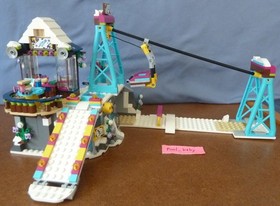 Lego Friends 41324 - SNOW RESORT SKI LIFT - Used - 100% COMPLETE - NO BOX