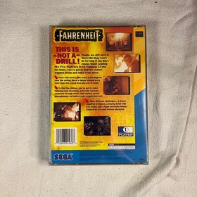 Fahrenheit Sega CD 32X 1995 Complete + Manual & Both Discs + Foam Insert
