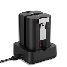 2-Pack Replacement Battery for Ring Doorbell - 7200mAh Rechargeable Camera