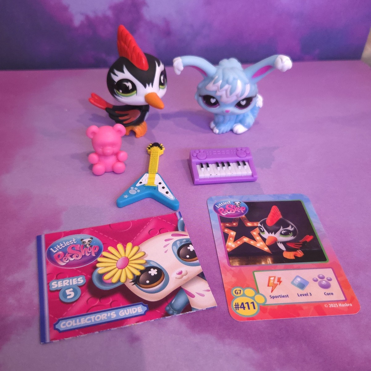 リリパットレーン　pet's practice Littlest Pet Shop G7 Pet Pairs Series 5 #411 + #412 PUNK & PASTEL