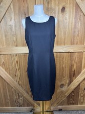 Vintage Dawn Joy Little Black Dress Minimalist 90s Classic  Tailored Academia