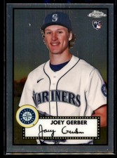 2021 Topps Chrome Platinum Anniversary Joey Gerber RC #88 Seattle Mariners