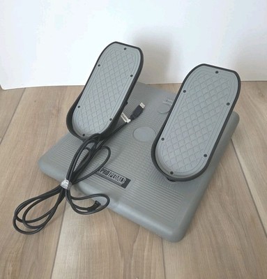 CH Products Pro Pedals PPU995 Gray USB Flight Rudder Simulator Gaming Controller
