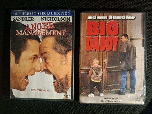 Dvd Lot Of 2: Anger Management And Big Daddy