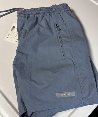 NWT Helmut Lang men's Size Small swim nylon shorts w/mesh briefs Zip Pockets
