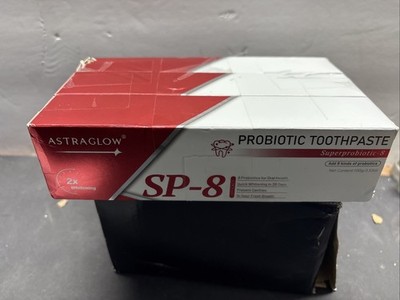 3 Pack Astraglow SP-8 Probiotic Toothpaste 100g Whitening Fresh Breath Exp 2027