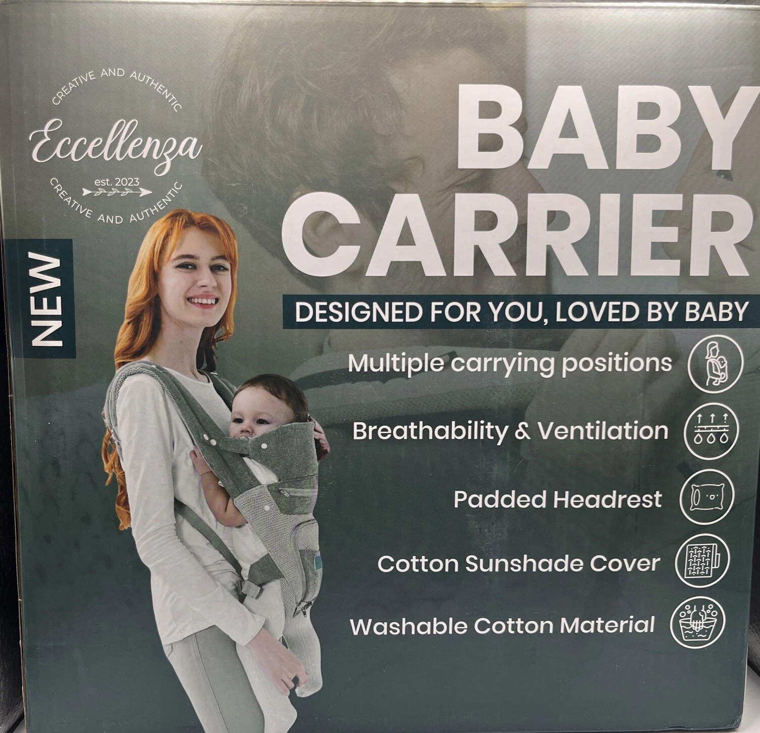 BABY CARRIER 0 To 3 Weight Limit 5-20 Kegs. New FREE SHIPPING