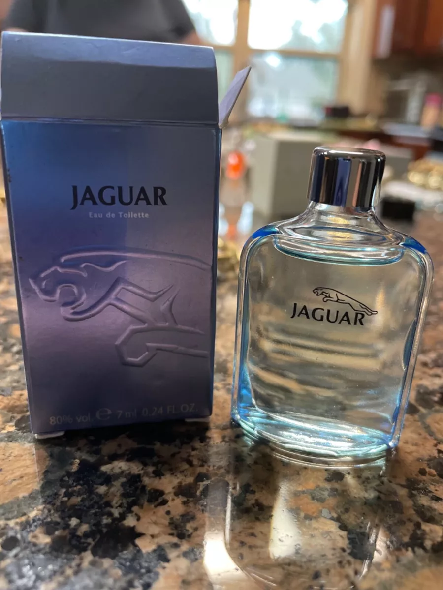 NEW IN BOX JAGUAR EAU DE TOILETTE .24 FL OZ/7 ML MINIATURE BOTTLE