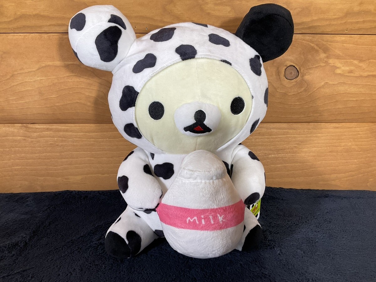 ぬいぐるみ milk Rilakkuma Korilakkuma Sitting Cow with Milk 15” Plush Year of the