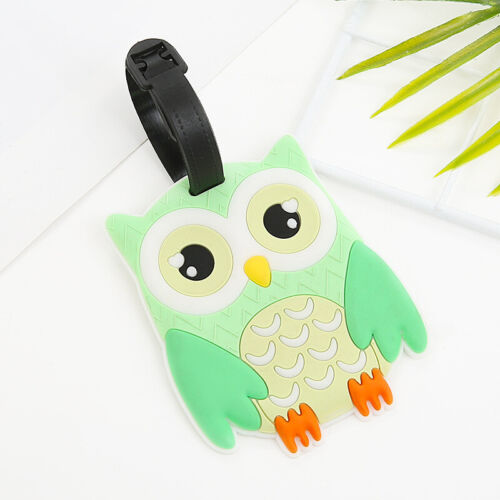 Large Luggage Silicone Baggage Tags Label letter Name Address ID Suitcase UK - Picture 81 of 134