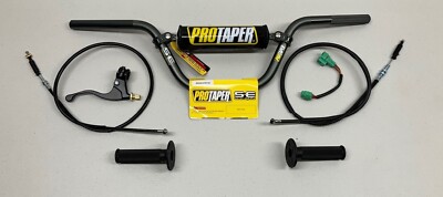 Kawasaki KLX110 Handle Bar Kit  2010-2026 L RL MODELS ONLY (GUN METAL BARS)