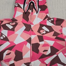 A Bathing Ape Pink Long Sleeve Hoodies & Sweatshirts for Men A Bathing Ape Pink Long Sleeve Hoodies & Sweatshirts for Men