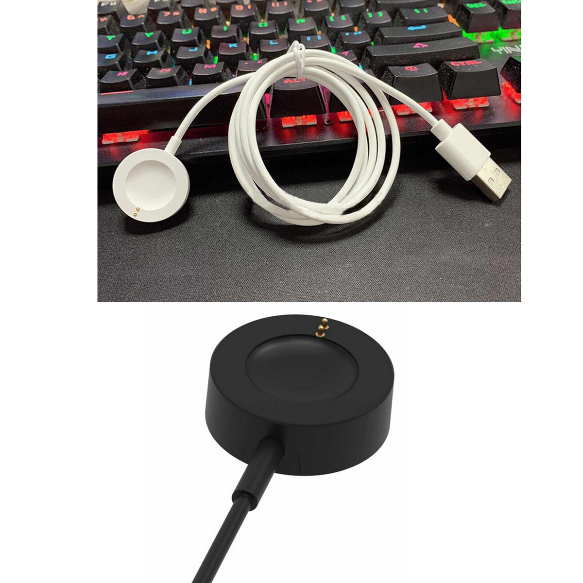 Wireless Charging Dock Charger for Fossil Gen4/Emporio Armani