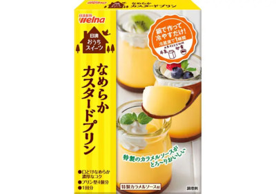 Nisshin Welna Japanese Soft Silky Custard Pudding Mix 日清 なめらかカスタードプリン Dessert