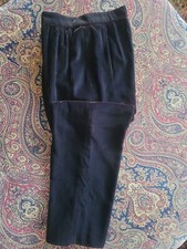 womens Polo Ralph Lauren Purple Label brown silk velvet sz 4 6 wide leg pants