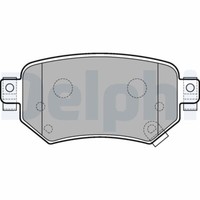 Delphi LP3234 Bremsbelagsatz, Scheibenbremse FüR Mazda