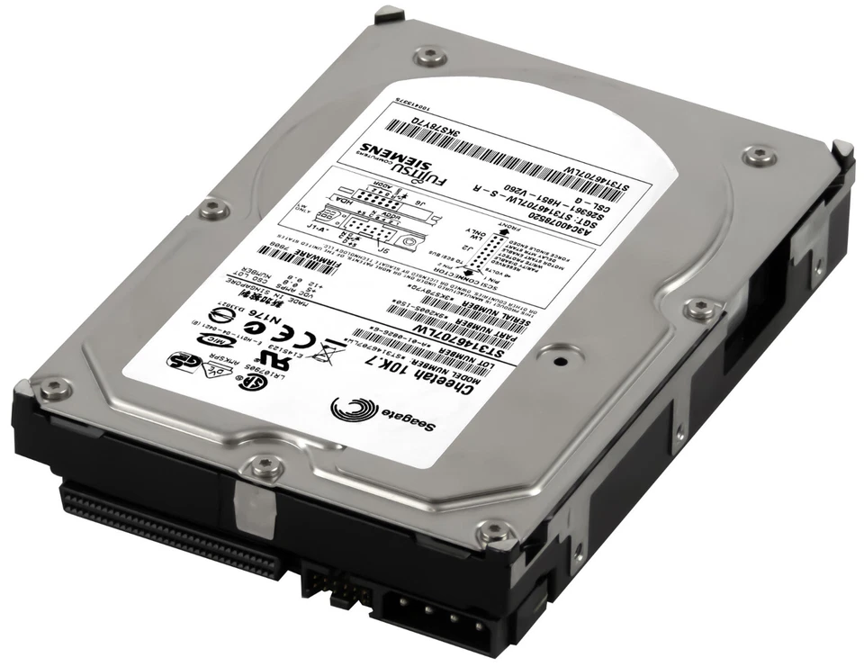 Hard Drive Fujitsu A3C40078520 S26361-H851-V260 ST3146707LW 146GB 10K SCSI 3.5'' - Image 2 of 3