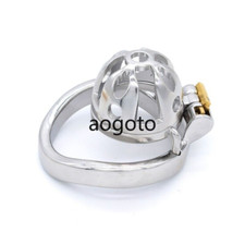 Stainless Steel Male Chastity Device Extra Small Cage Men Metal Locking Belt