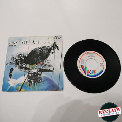 suns of arqa pressure drop 7'' vinyl record very good condition