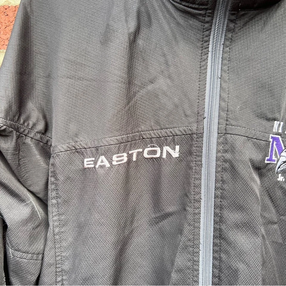 Chaqueta de hockey Easton Niagara University Purple Eagles negra Foto 3 de 4