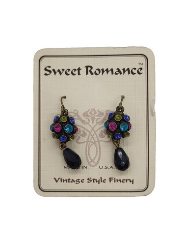 Sweet Romance Earrings Hearts Remember Love Chandelier Dangle