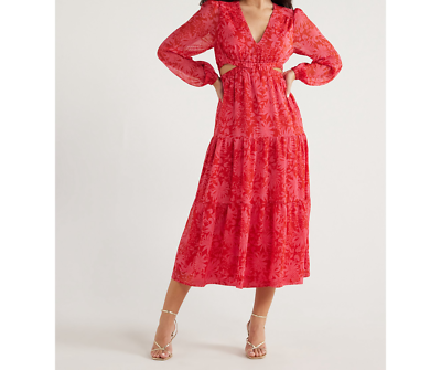 knee length dresses for ladies Lovella Red Polka Dot Maxi Dress