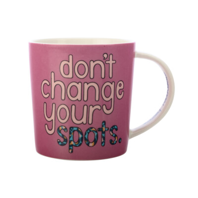 Maxwell & Williams DX1076 Becher 380 ml BE KIND Don't Change Your Spots, Porz...