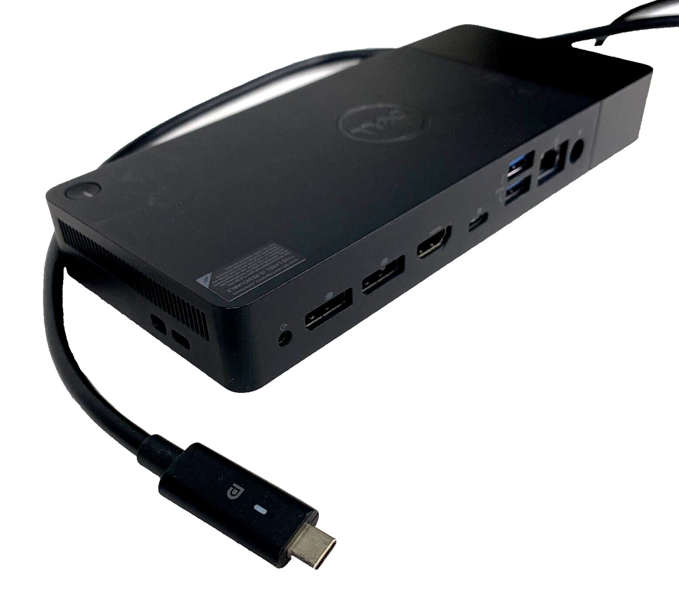 Estación de acoplamiento Dell WD19 USB-C puerto de pantalla HDMI con adaptador de CA de 130 W Foto 3 de 4