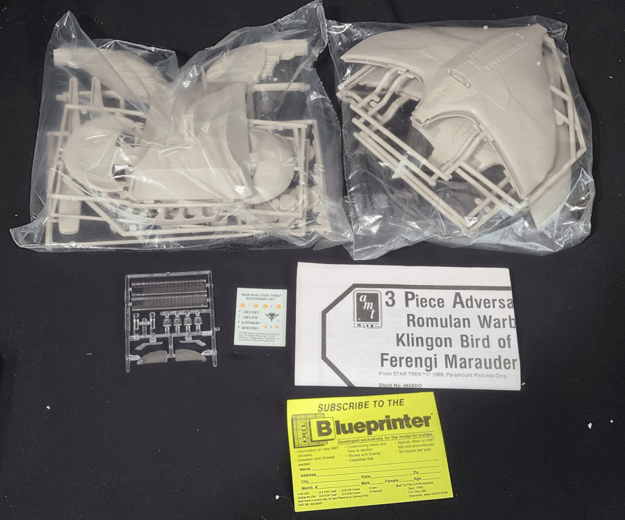 AMT / Ertl Model Kit Star Trek 3 Piece Adversary Set Kit# 6858 | eBay