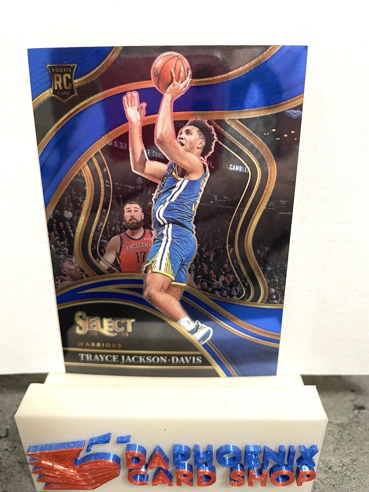 Trayce Jackson-Davis  Warriors 2023-24 Panini Select Blue Rookie#278