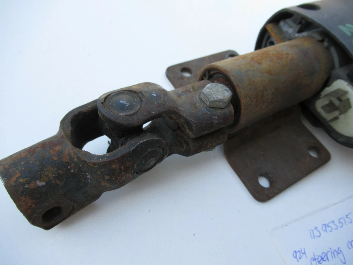 Porsche 924 Steering Column Ignition Lock With Housing and Shaft 