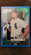2020 Topps RIP AL MVP JOSE ABREU BLUE 4/10 Card UNRIPPED