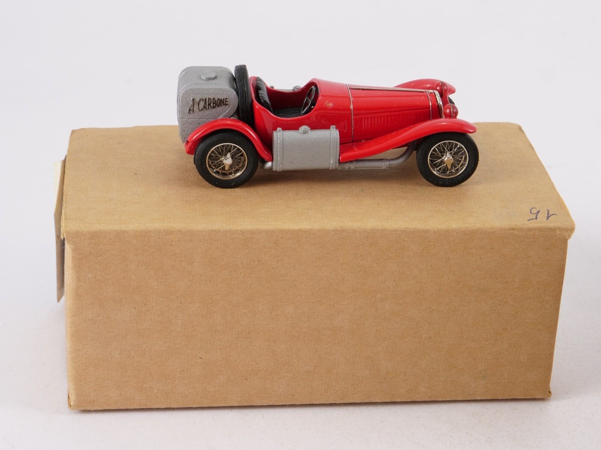 Miniature ABC Italie N°15 Alfa Romeo Gazogène 1963 - Échelle 1/43 - Rouge - Rare (015/300)