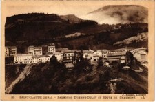 Old postcard Saint Claude Faubourg Etienne Dolet and Route de Chaumont (1265507)