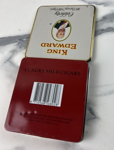 Rare Vintage King Edward 'Celebrity ' Empty Cigar Tin - Good Condition. - Picture 2 of 4