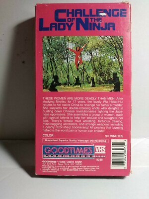 Challenge of the Lady Ninja-VHS-1983-karate/martial arts-Goodtimes