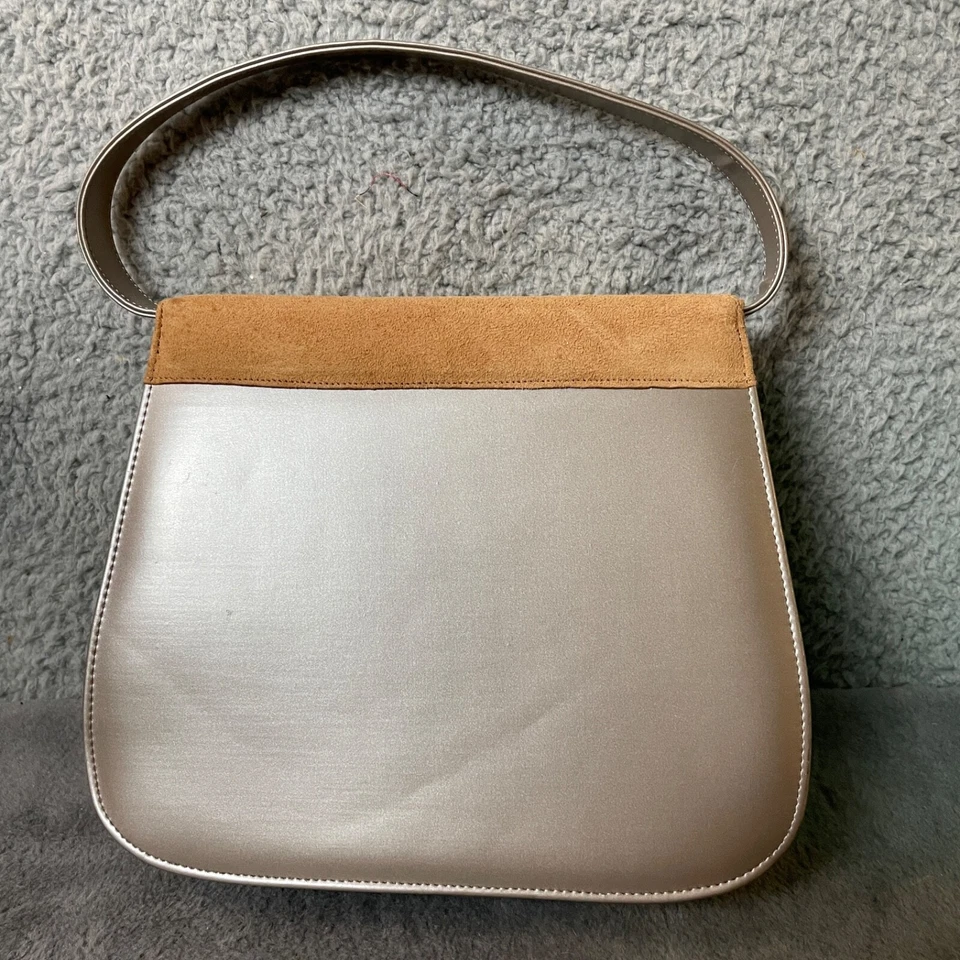 De Colección Life Stride Bolso de Mano Mujer Cartera Plateado Caramelo Bloqueo Giratorio Años 60 Foto 3 de 4