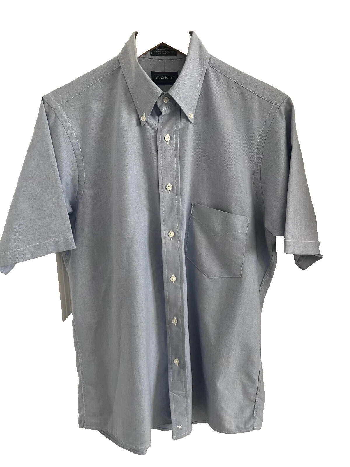 GANT Short Sleeve Regular Size Dress Shirts for Men