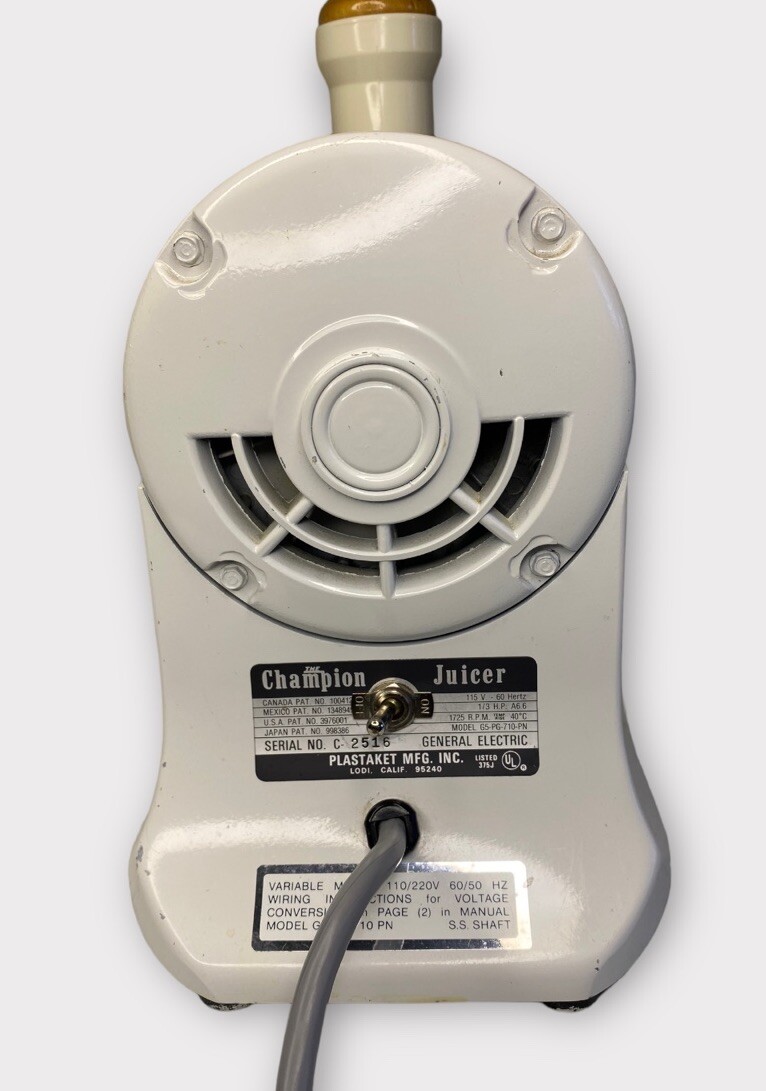 Champion Juicer G5PG710 Commercial Heavy Duty Juicer, White, Standard