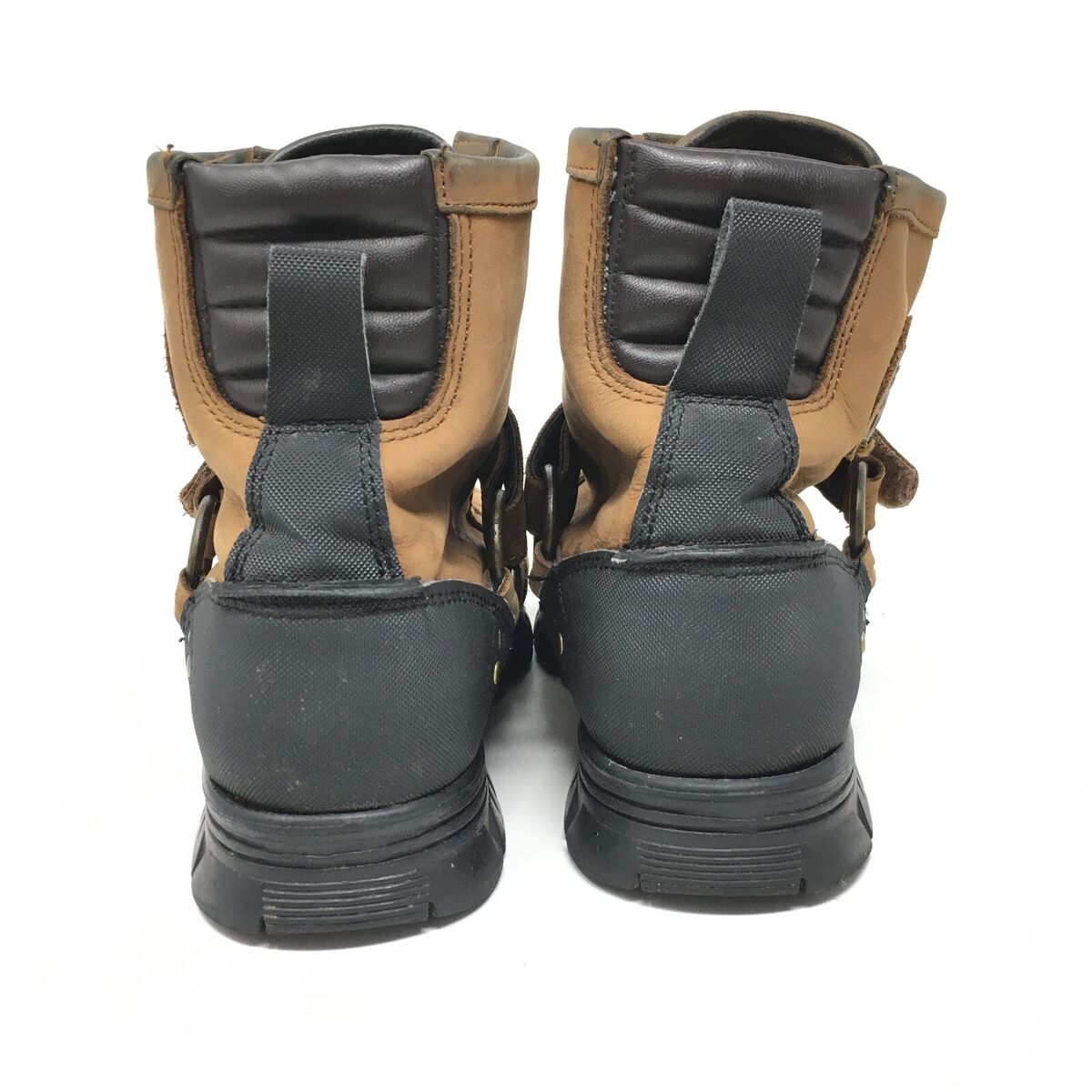 Polo Ralph Lauren Conquest Hi III Motorcycle Boots Biker Polo Ralph Lauren Conquest Hi III Motorcycle Boots Biker