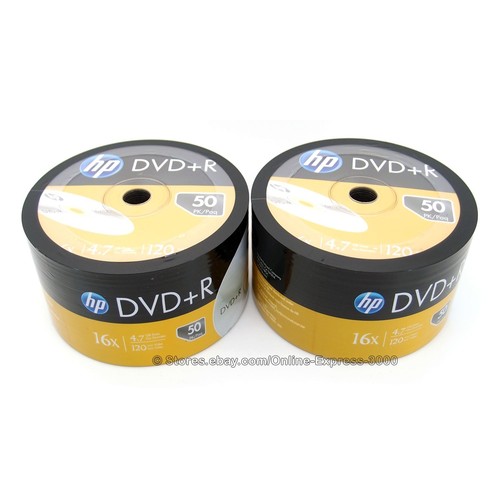 300 Hp 16x Blank Dvd R Dvd Plus R Recordable Disc Media 4 7gb Ebay