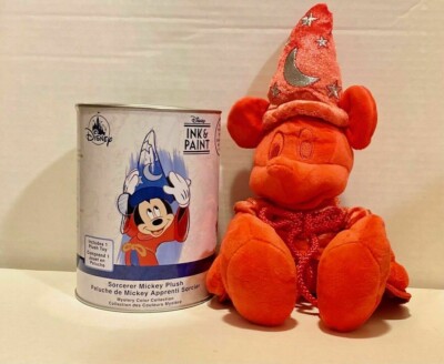 Disney Sorcerer Mickey Mouse Ink & Paint Mystery Plush RED Series