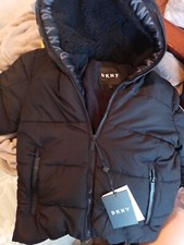 New with tags Boys' Big Puffer Jacket, sz 7, black