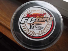 Sunline Super FC Sniper Fluorocarbon 16 lbs (7.3 kg)  1200 yds. (1097 m)