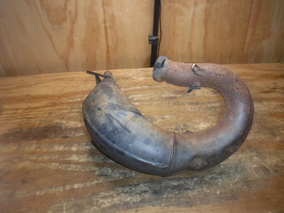 Tubo de cabezal de escape de cámara de expansión Yz125 1999 Foto 3 de 4